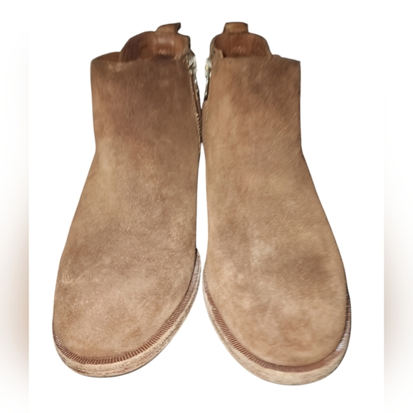 Kork-Ease Mesa Women's Leather Suede Stacked Heel Ankle Boots, Women's 7 - Picture 3 of 8